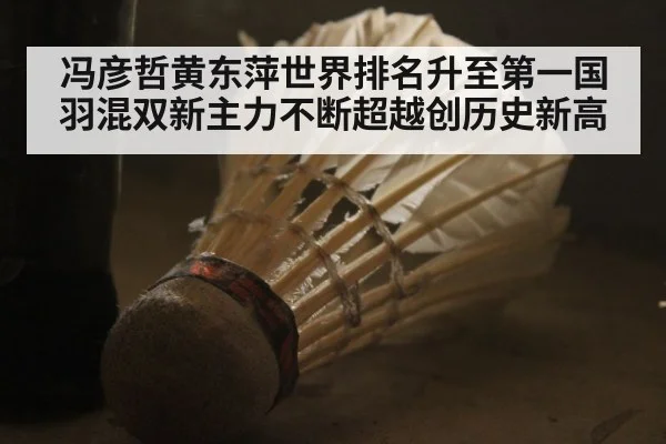 冯彦哲黄东萍世界排名升至第一国羽混双新主力不断超越创历史新高